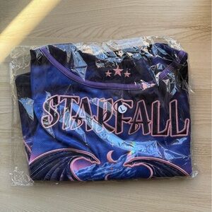 ELEV808 ACOTAR STARFALL CROP BASEBALL JERSEY SIZE LARGE NEW IN BAG